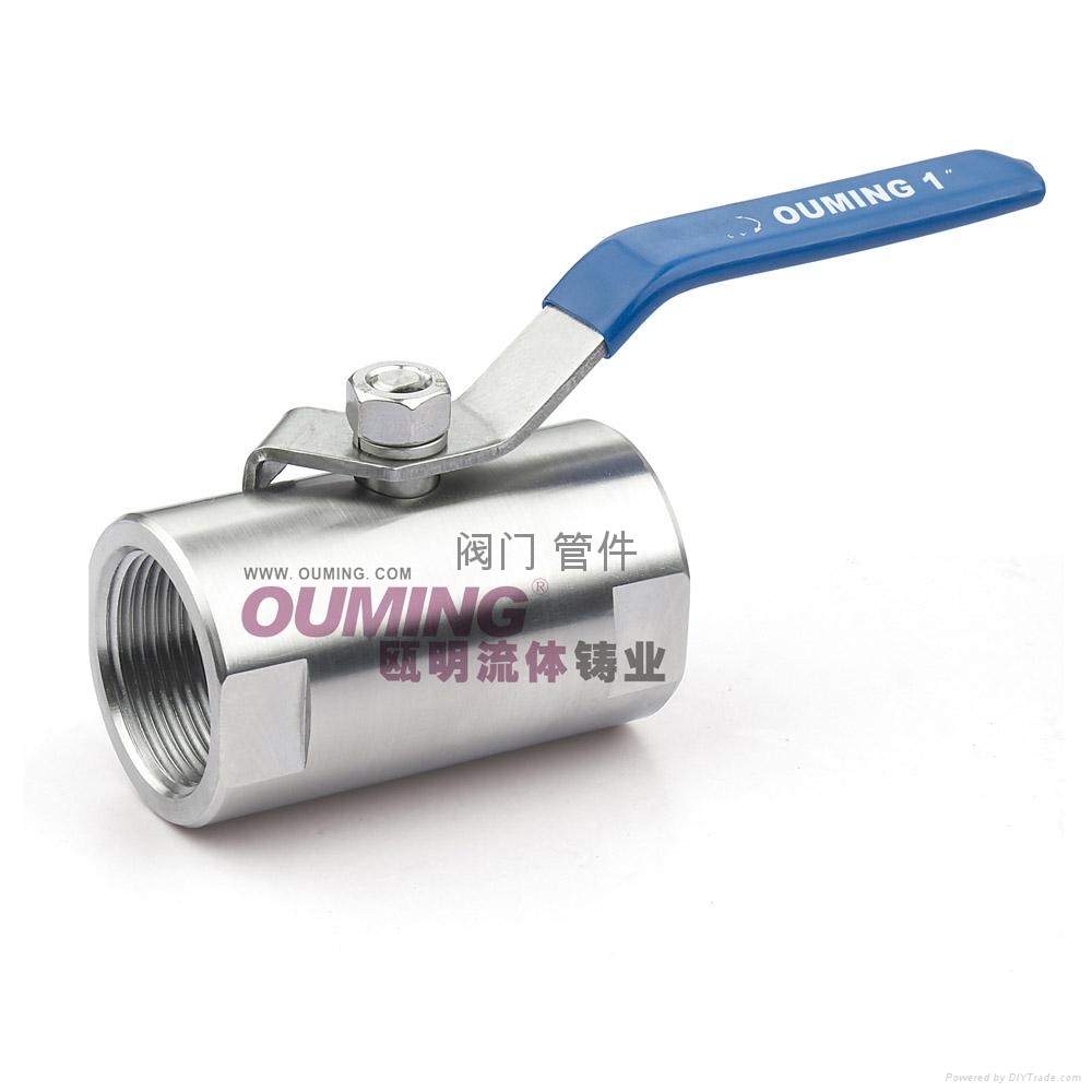 不銹鋼內螺紋片式球閥Q11F-16P 中國浙江省OUMING制造的高質量閥門